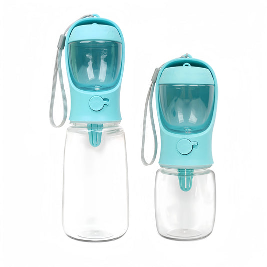 2-in-1 Tragbare Wasserflasche & Futterbehälter für Hunde